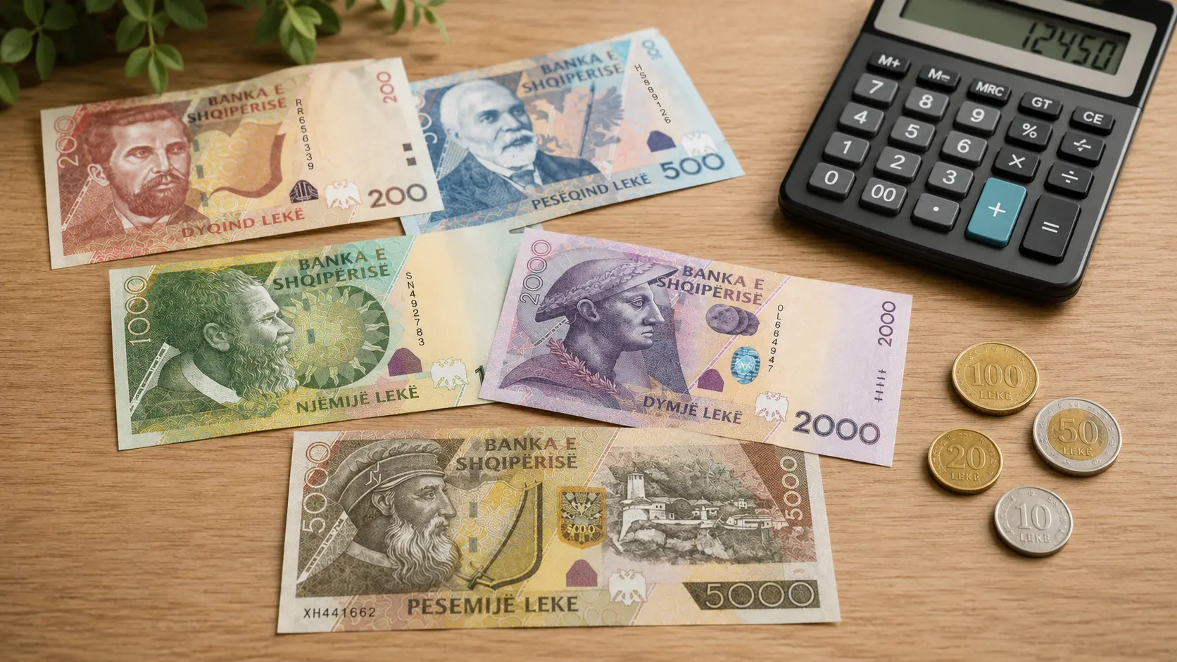 Arnavutluk Lek banknotları ve madeni paraları